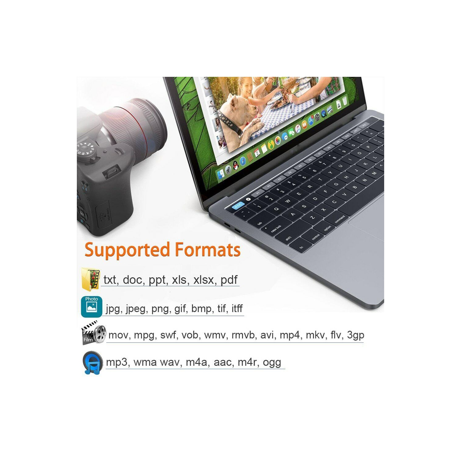 4in1 Multi function Micro SD TF Card Reader with Type USB C Lightning Micro USB OTG HUB Adapter for iPhone Android Windows PC