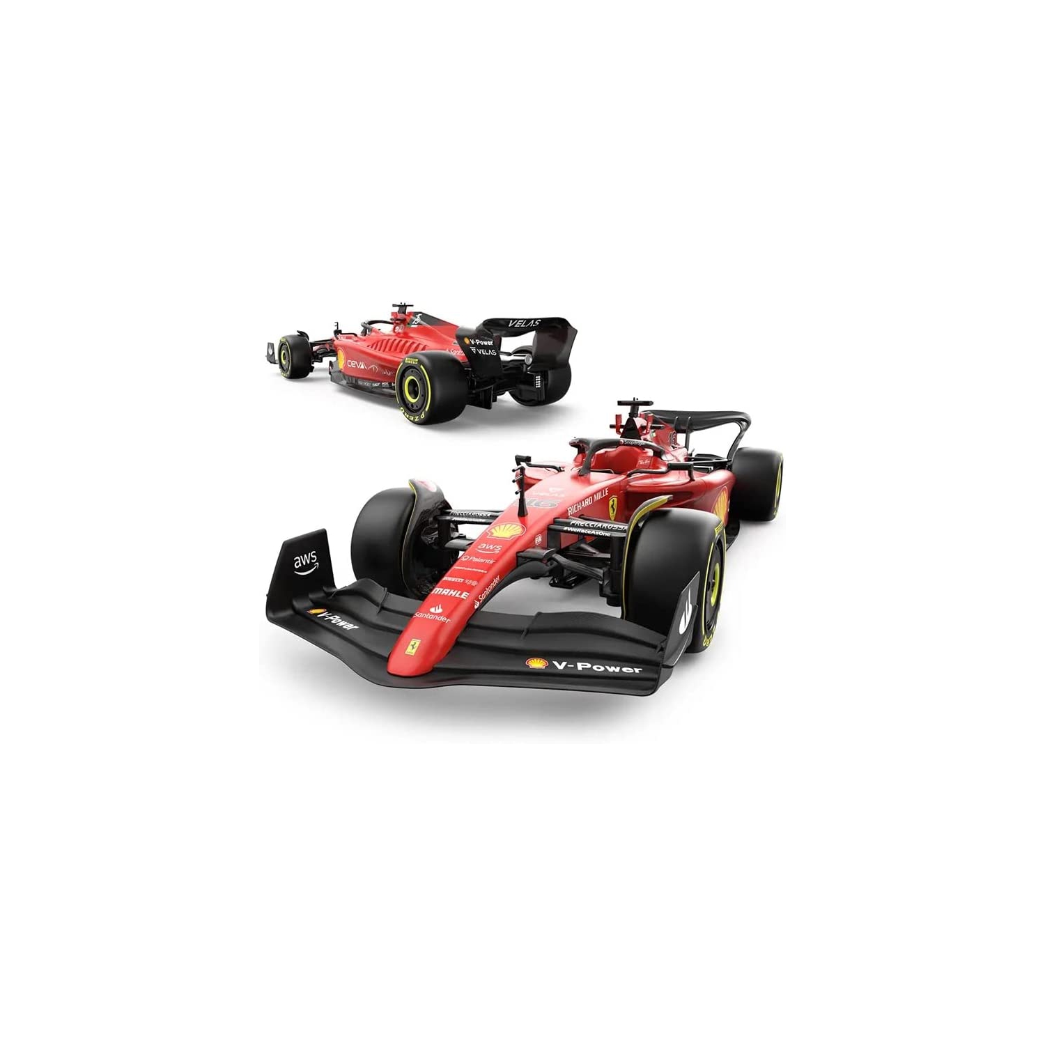 Voiture télécommandée Rastar 1:12 Ferrari F1 75, marchandise officielle F1