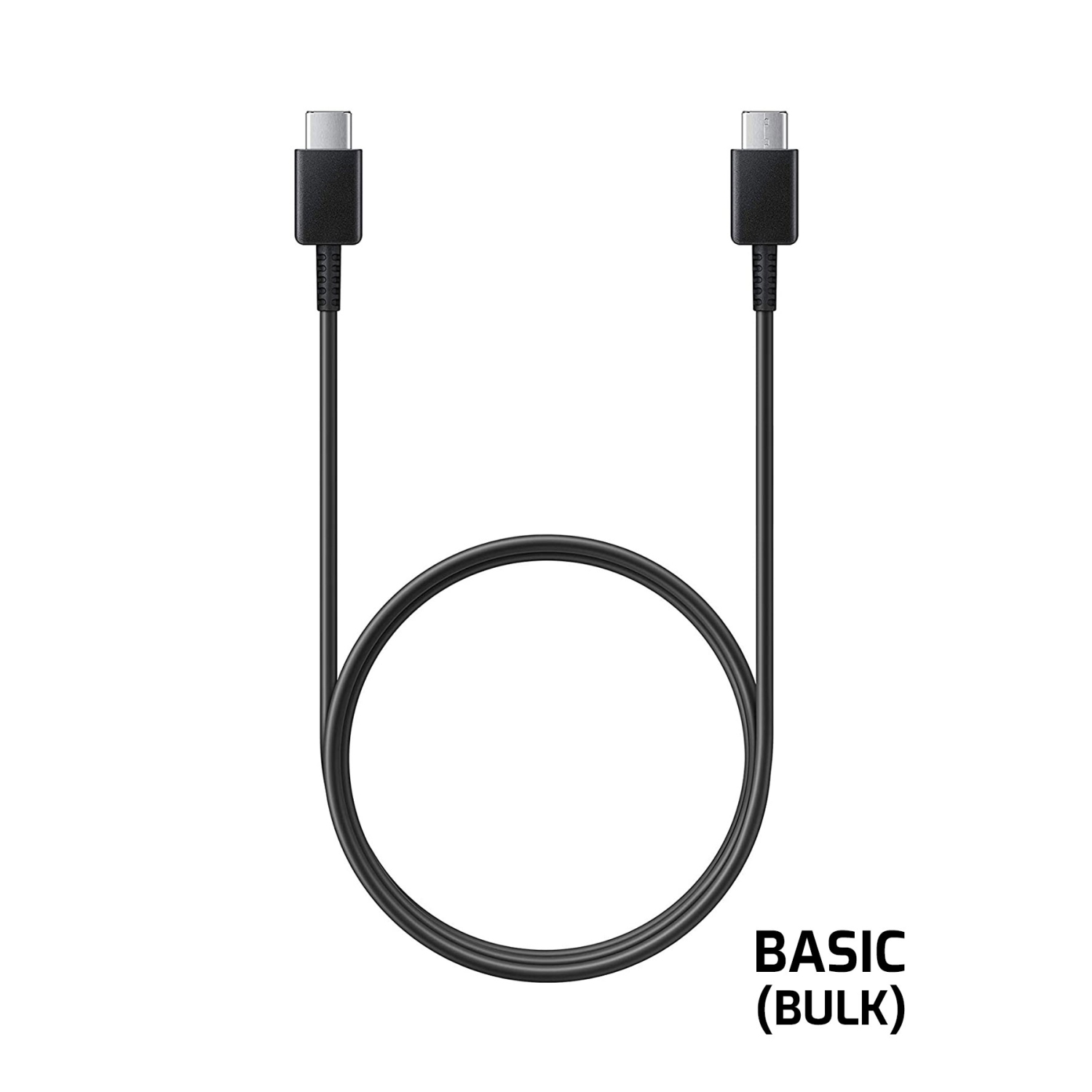 Type C to Type C Data Cable for Samsung (Basic) - Black