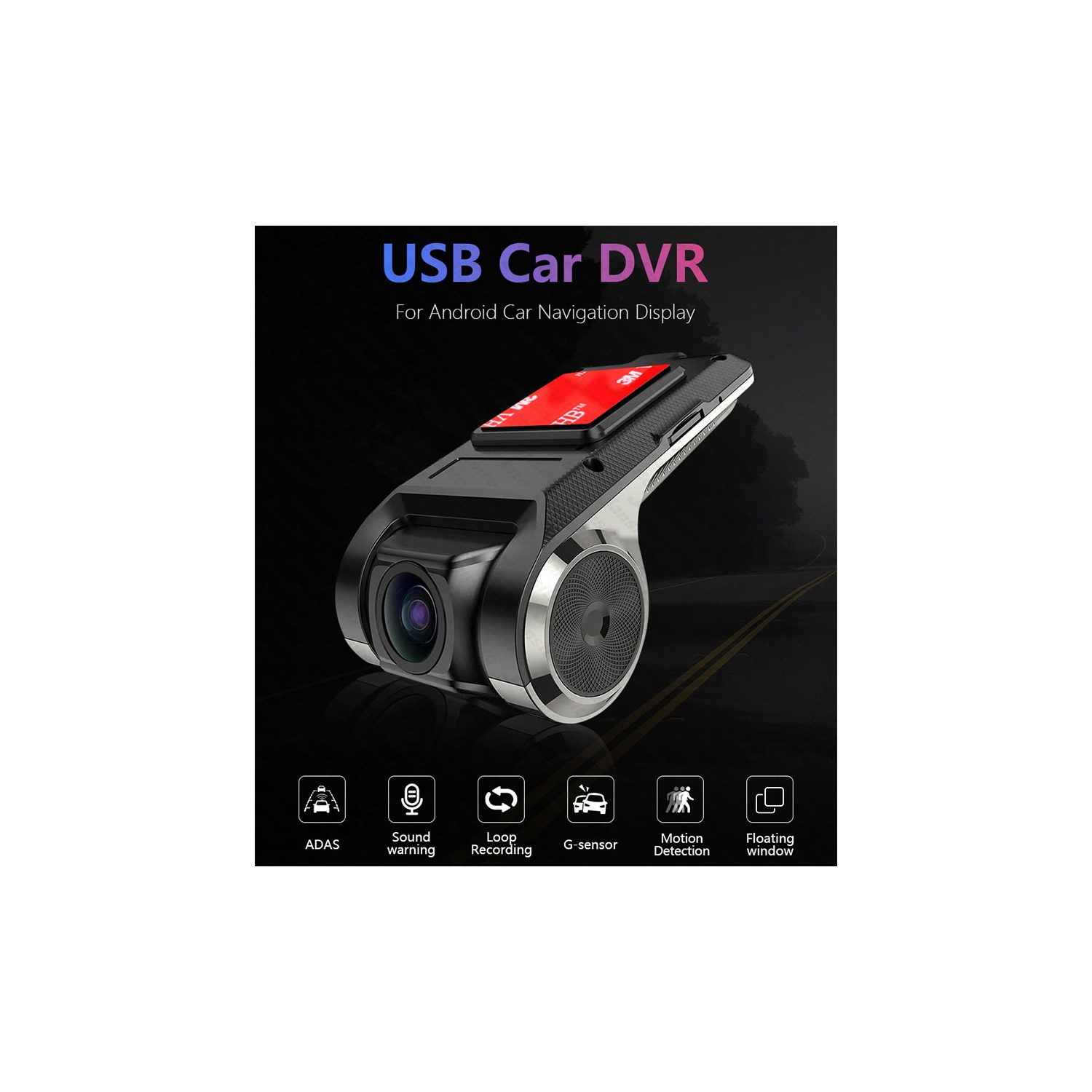 Caméra de voiture HD 1080P Dashcam DVR Enregistreur Dash Cam Car Dvr Caméra de recul auto Caméra de recul de véhicule de l'enregistreur de miroir