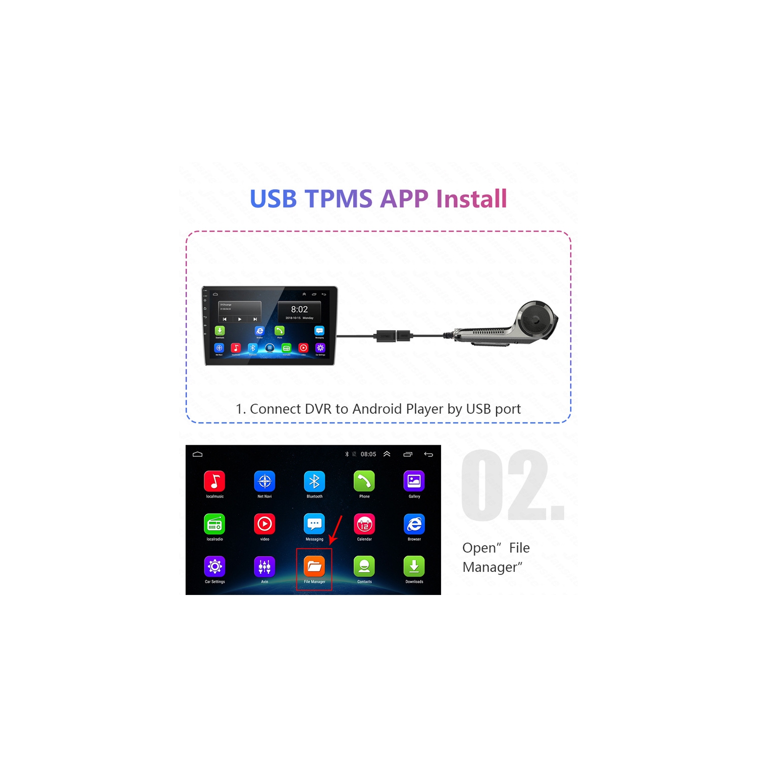 Caméra de voiture HD 1080P Dashcam DVR Enregistreur Dash Cam Car Dvr Caméra de recul auto Caméra de recul de véhicule de l'enregistreur de miroir