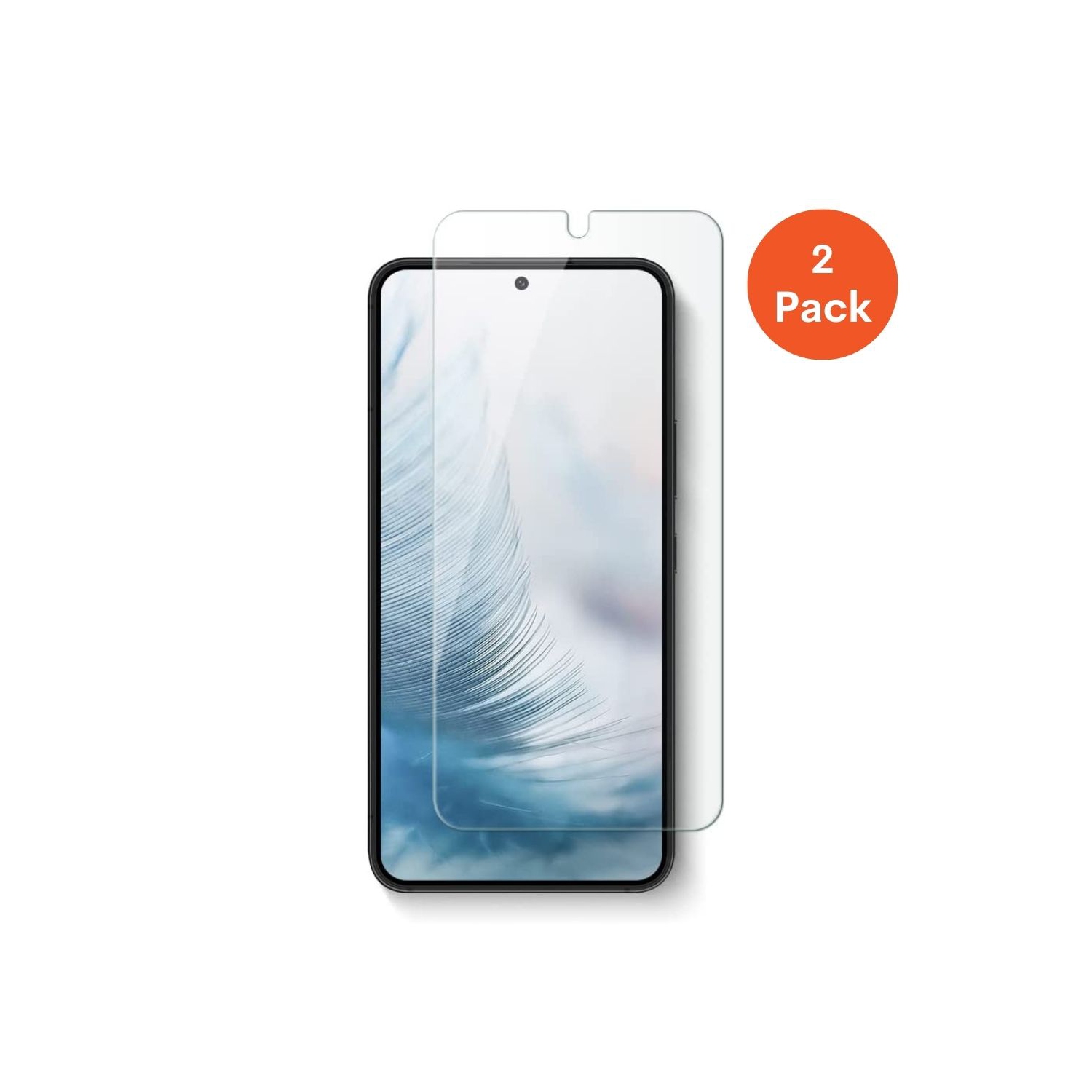 2 protecteurs d’écran en verre trempé [Shield] d’Uolo [9H ASAHI] pour Galaxy S23+ de Samsung