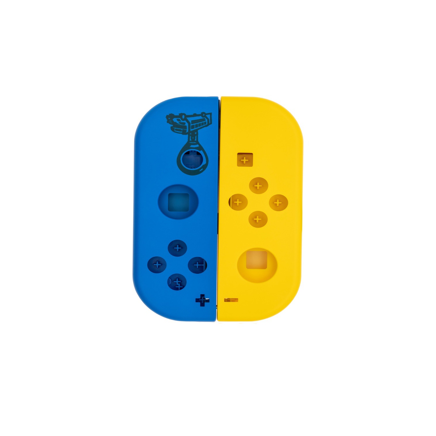 Replacement Housing Shell Case For Nintendo Switch Joy Con Controller - Yellow / Blue