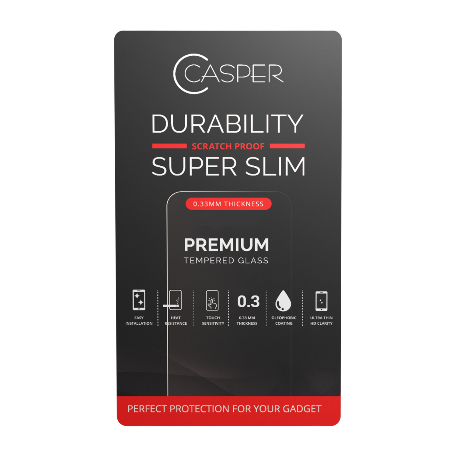 Verre trempé avec colle UV de rechange Casper compatible avec le Galaxy S21 Ultra de Samsung (format détail)