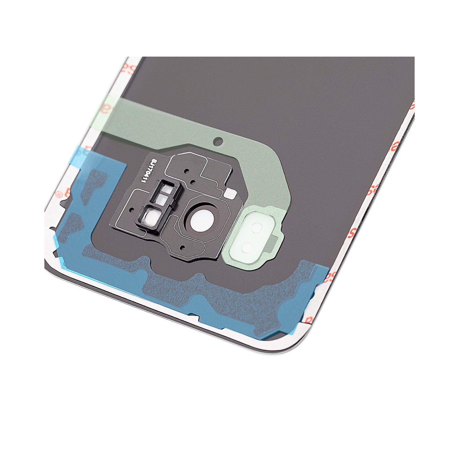 Couvercle arrière en verre de remplacement avec objectif d’appareil photo compatible Galaxy S8 plus de Samsung (Noir minuit)