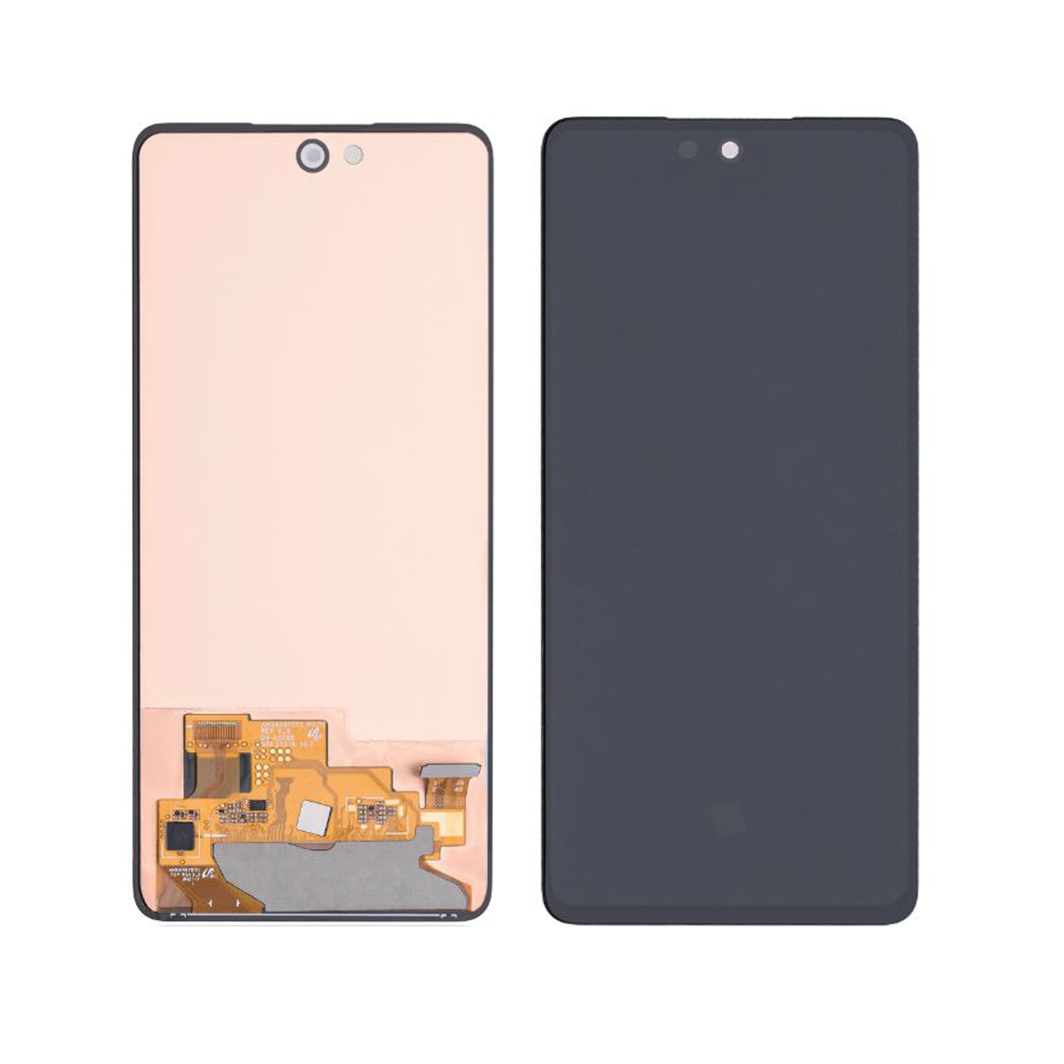 Remis à neuf - assemblage DELO sans cadre compatible avec Samsung A52 4G (A525/2021)/5G (A526/2021)/A52S 5G (A528/2021) (multicolore)