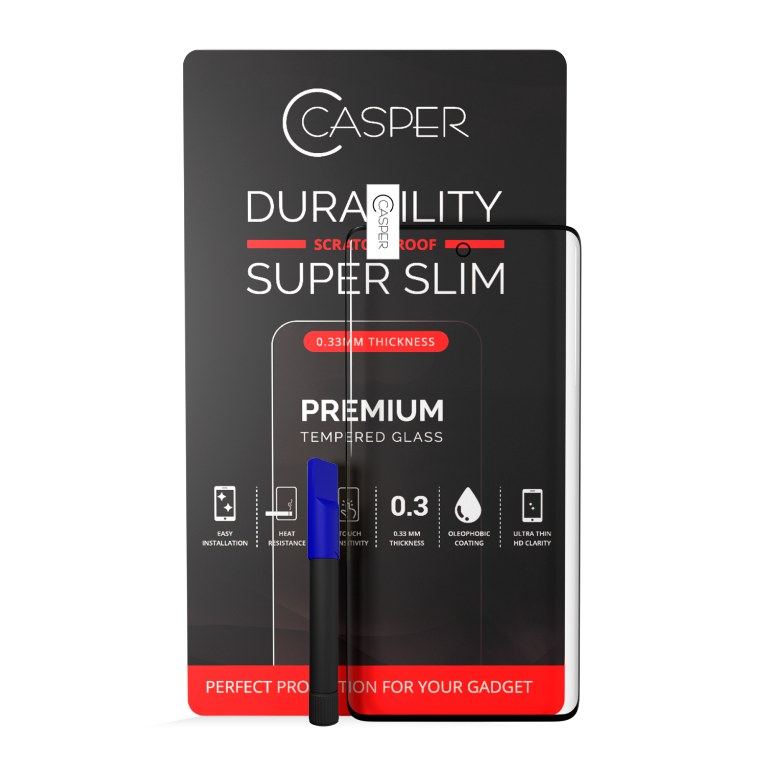 Replacement Casper UV Tempered Glass With Glue Compatible For Samsung Galaxy S20 5G (Retail Pack)