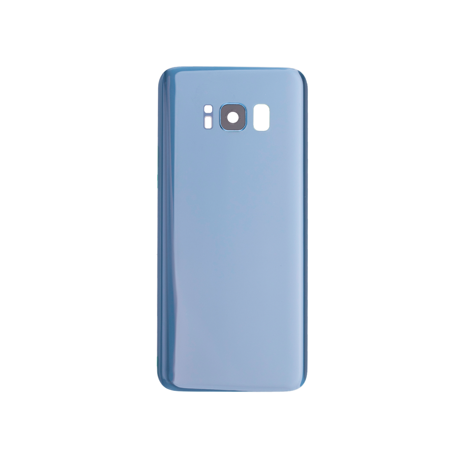Replacement Back Cover Glass With Camera Lens Compatible For Samsung Galaxy S8 (Coral Blue)