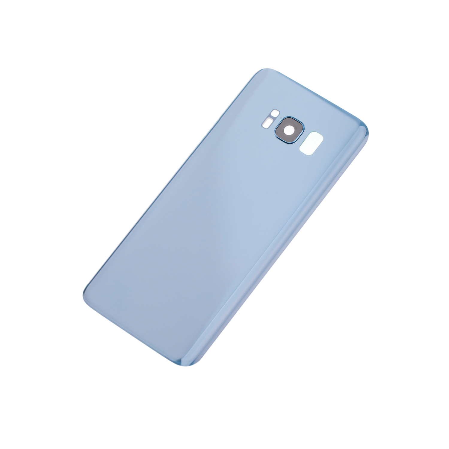 Replacement Back Cover Glass With Camera Lens Compatible For Samsung Galaxy S8 (Coral Blue)