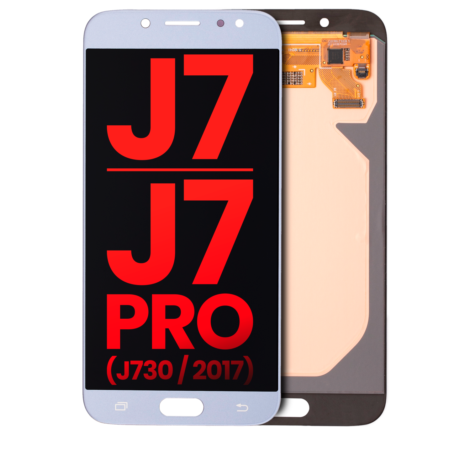 Replacement OLED Assembly Without Frame Compatible For Samsung Galaxy J7 / J7 Pro (Aftermarket Plus) (Blue / Gray)