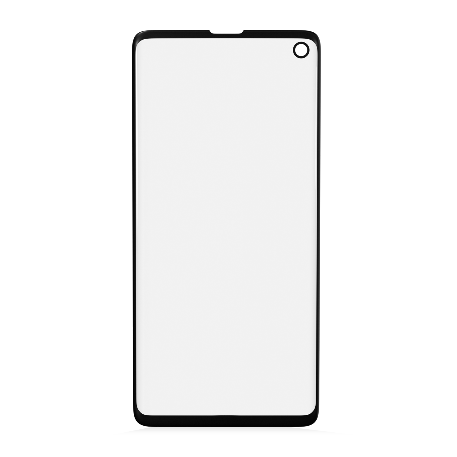 Verre trempé avec colle UV de rechange Casper compatible avec le Galaxy S10 de Samsung (format détail)