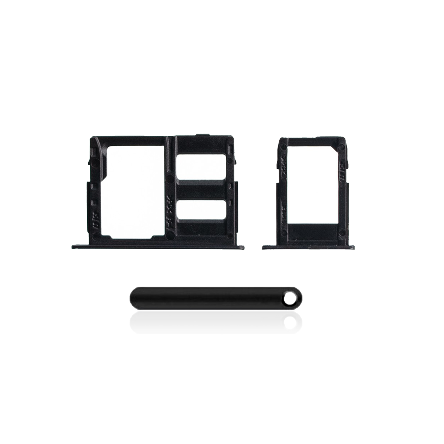 Replacement Sim Card Tray Compatible For Samsung Galaxy J7 Pro (J730 / 2017) (Black)