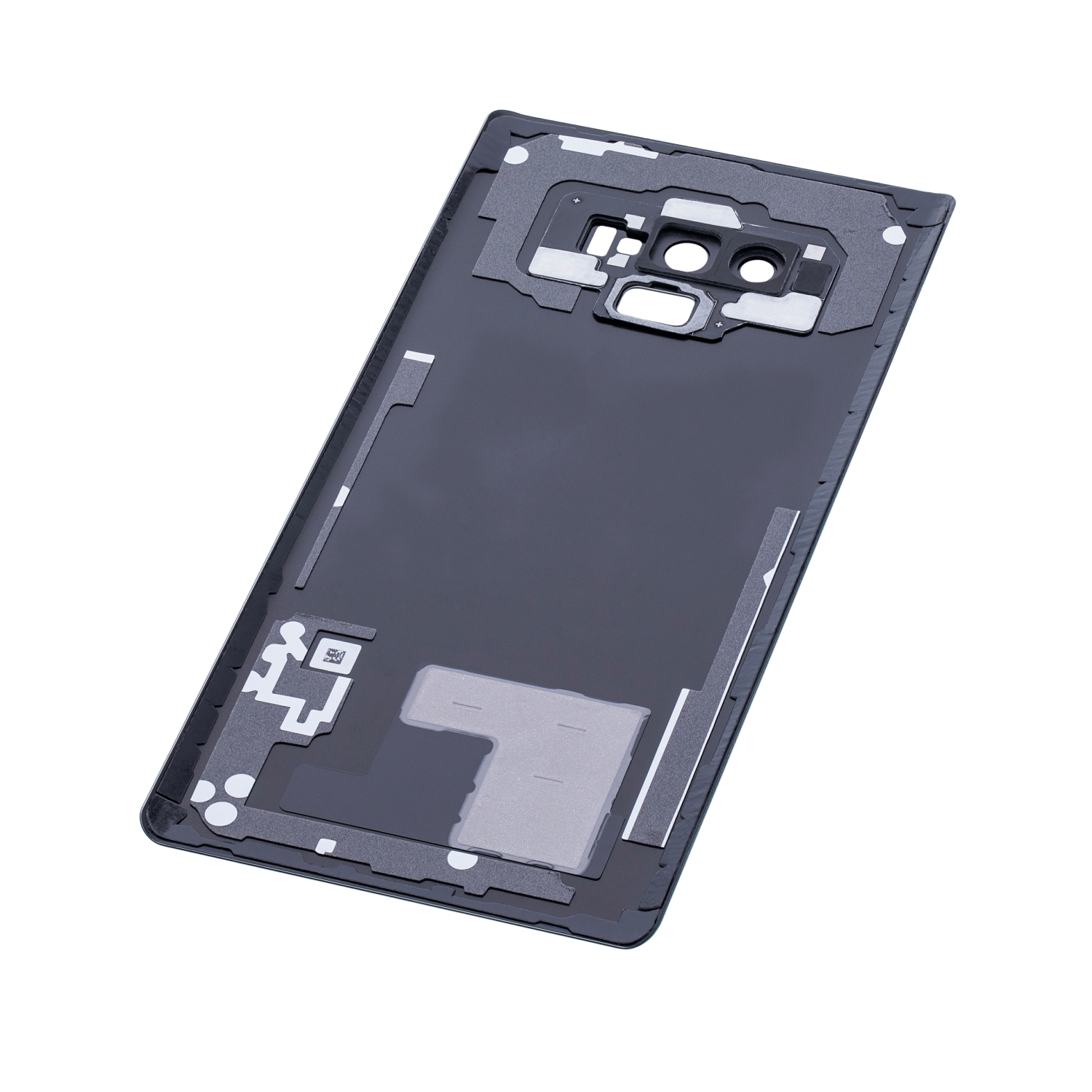 Couvercle arrière en verre de remplacement avec objectif d’appareil photo compatible avec le Galaxy Note 9 de Samsung (Noir minuit)