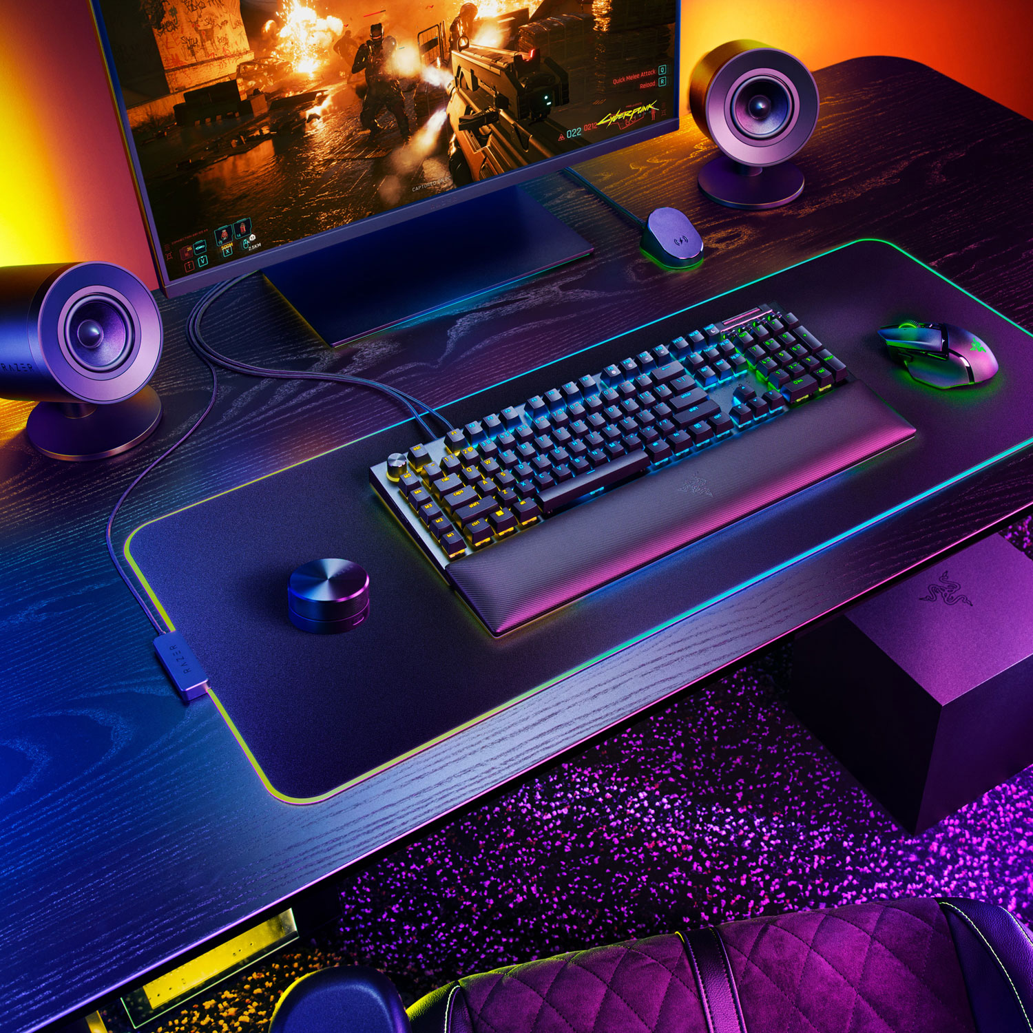 Razer Nommo V2 Pro 7.1 Channel Wireless Gaming Computer Speaker System