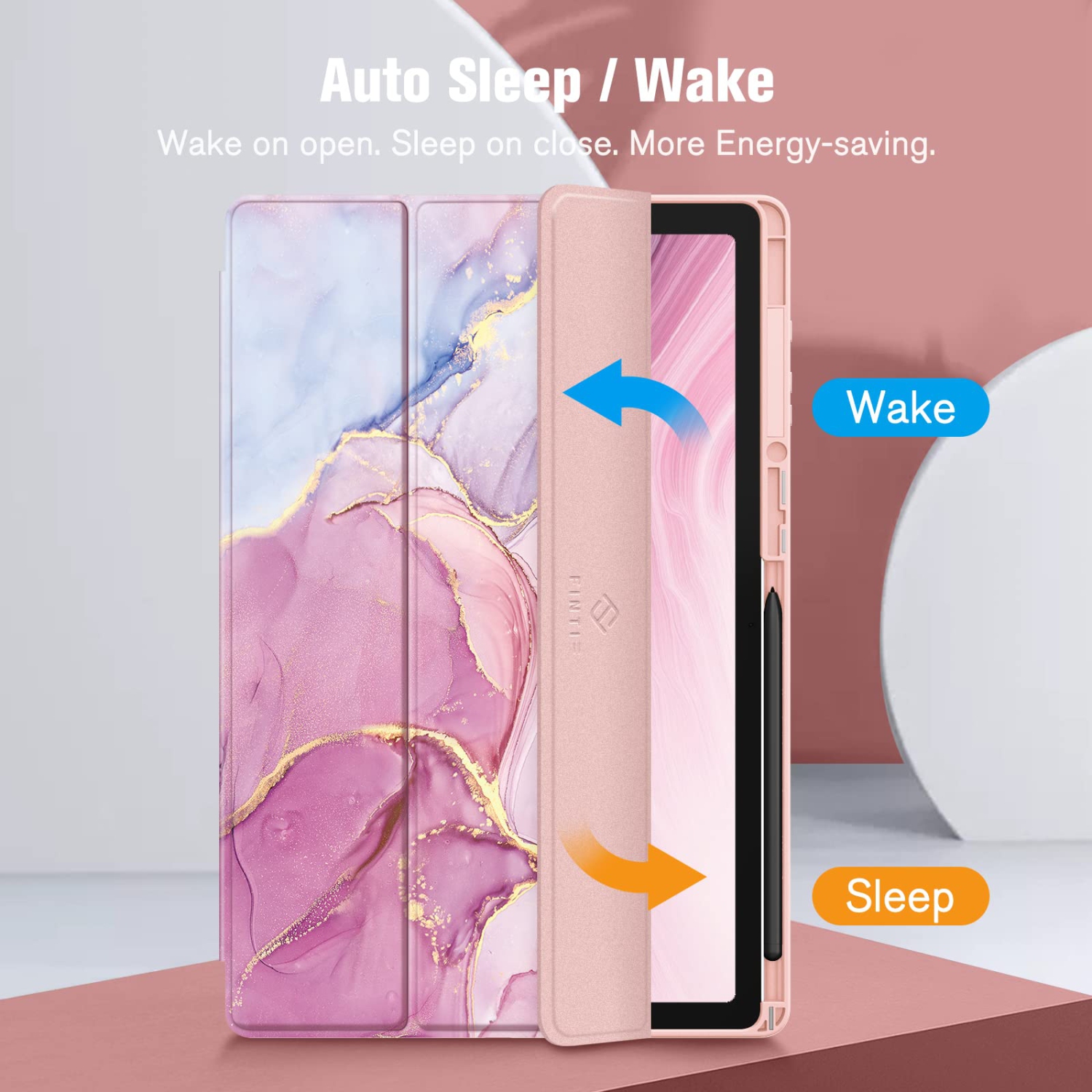 Hybrid Slim Case for Samsung Galaxy Tab S8 Ultra 14.6 inch 2022 with S Pen Holder, Shockproof Cover with Clear Transparent Back Shell, Auto