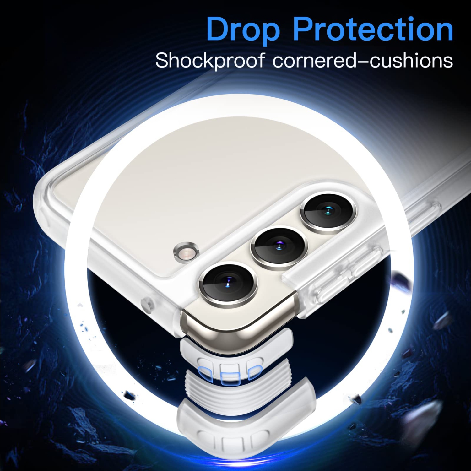 Matte Case for Samsung Galaxy S23 5G 6.1-Inch, Frosted Translucent Back Protective Slim Phone Cover, Anti-Fingerprints