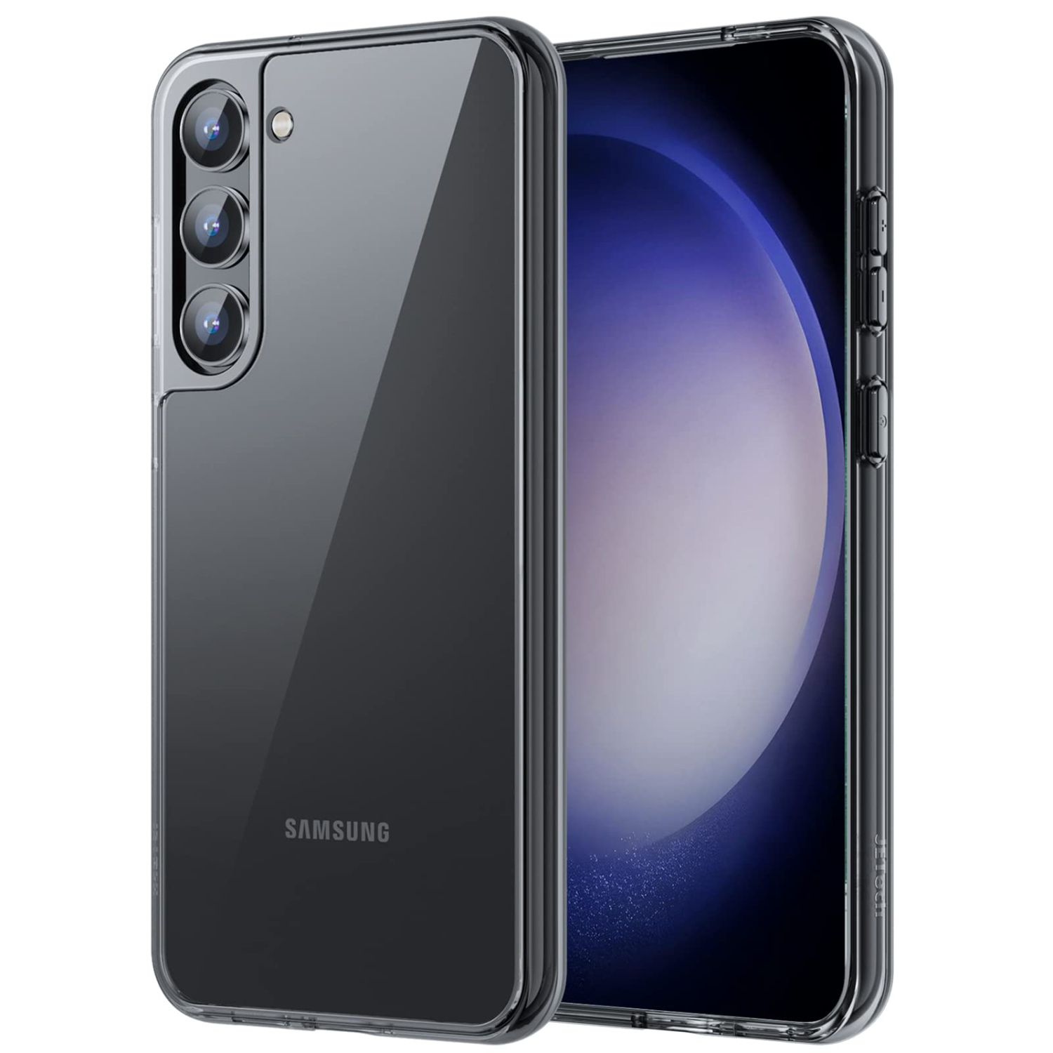 Étui pour Galaxy S23+/S23 plus 5G de 6.6 po de Samsung, protecteur antichoc résistant au jaunissement, coque arrière en PC rigide antirayure