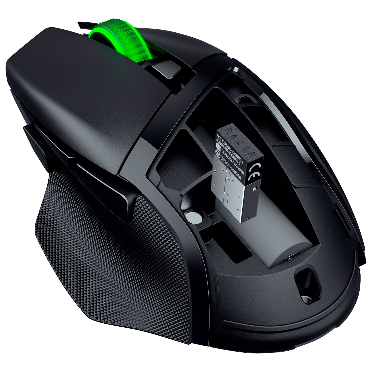 Razer Basilisk V3 X HyperSpeed 18000 DPI Wireless Optical Gaming Mouse - Classic  Black