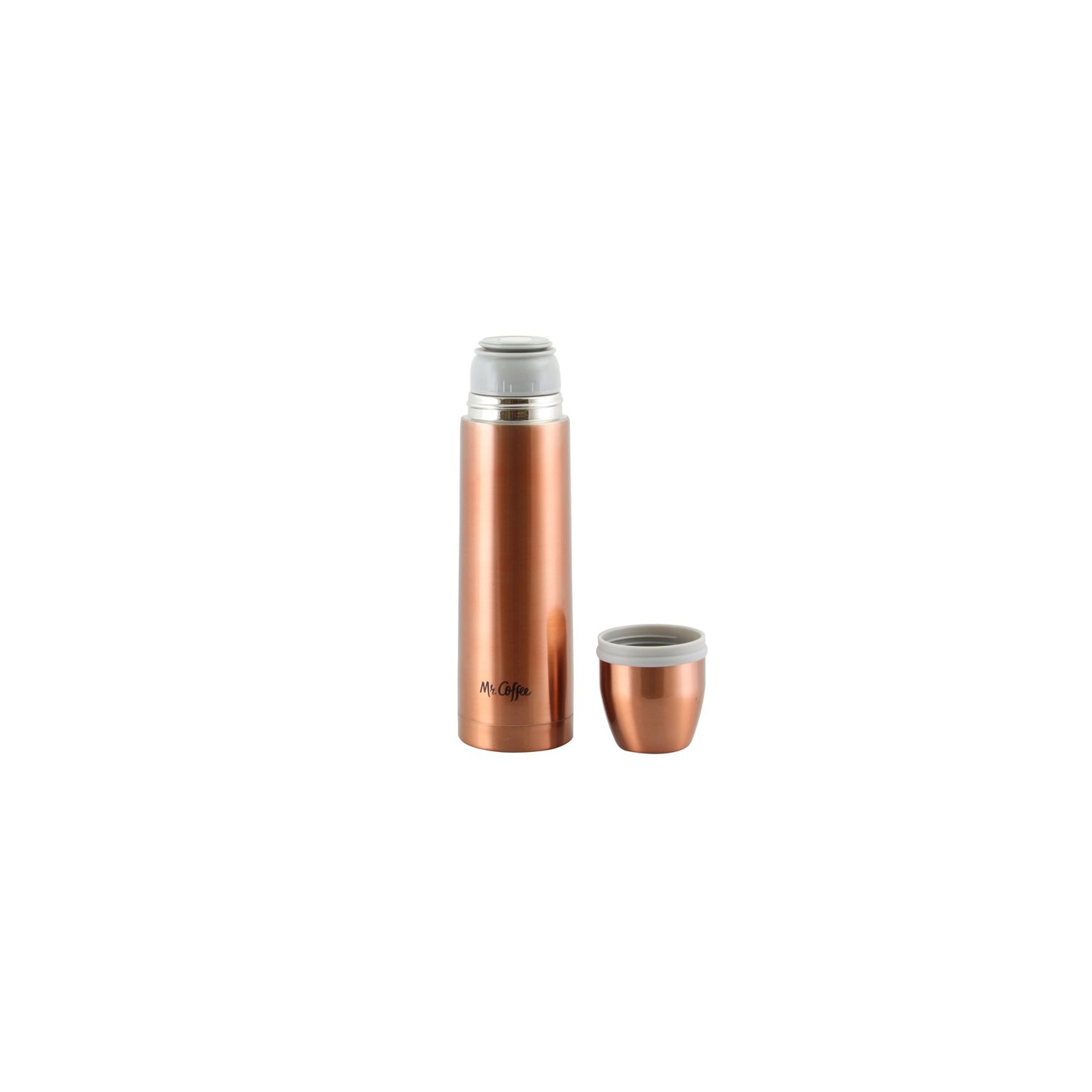 Mr Coffee Maren 17 oz Stainless Steel Double Wall Thermal Travel Bottle - Copper