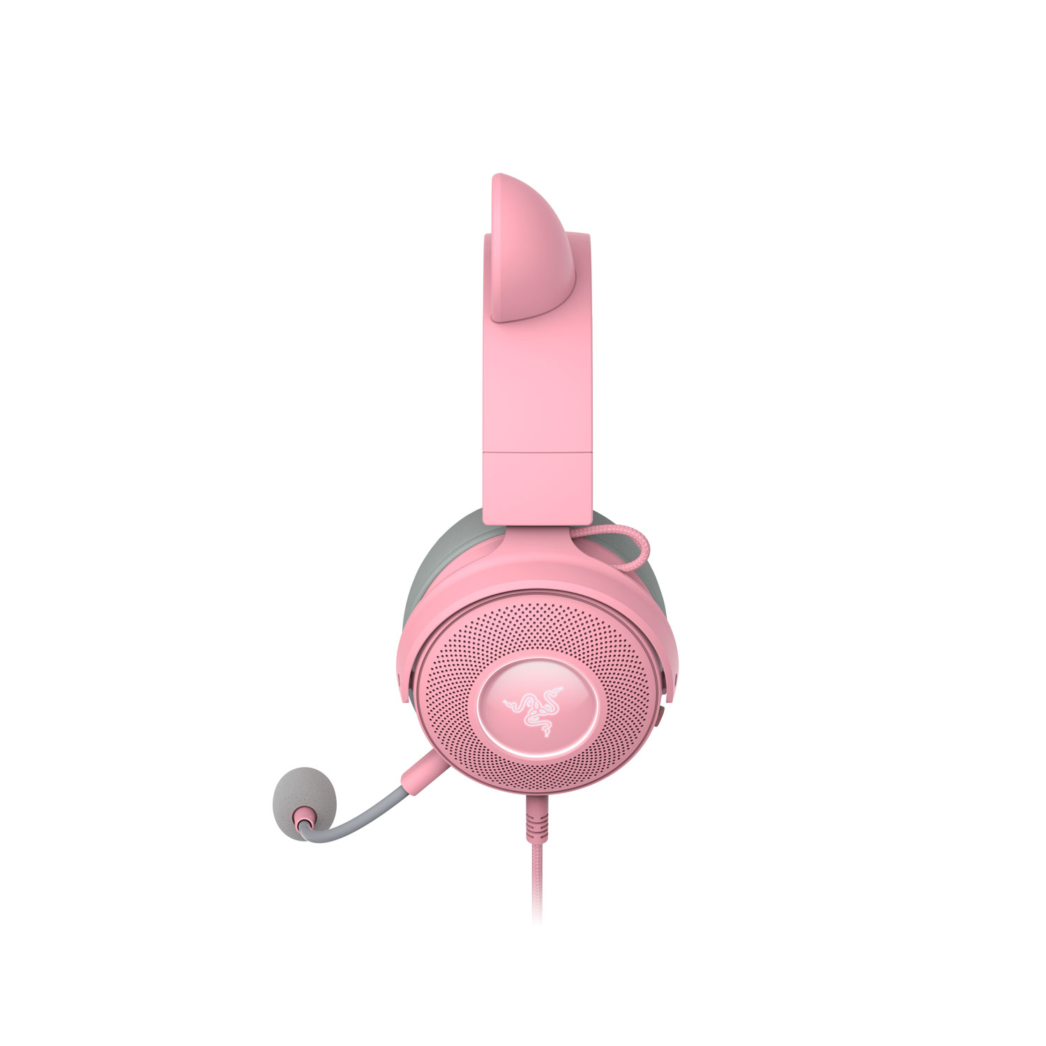 Casque de jeu avec microphone Kitty V2 Pro de Razer - Quartz