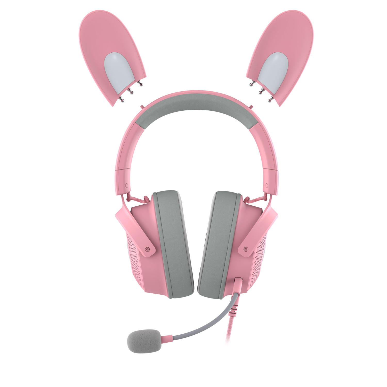 Casque de jeu avec microphone Kitty V2 Pro de Razer - Quartz