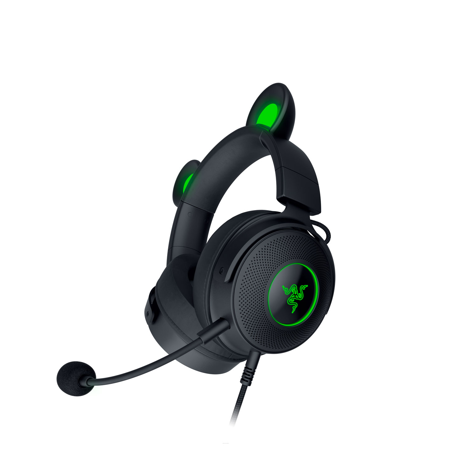 Casque de jeu avec microphone Kitty V2 Pro de Razer - Noir