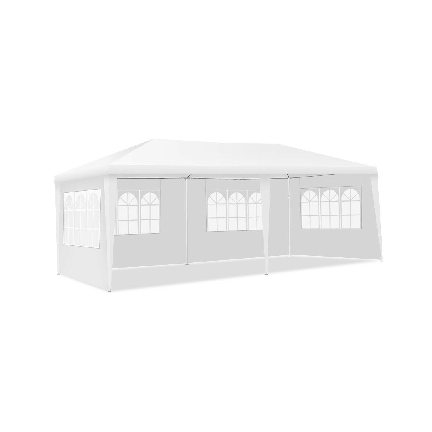 10 x 20 Feet Outdoor Party Wedding Canopy Tent with Removable Walls and Carry Bag