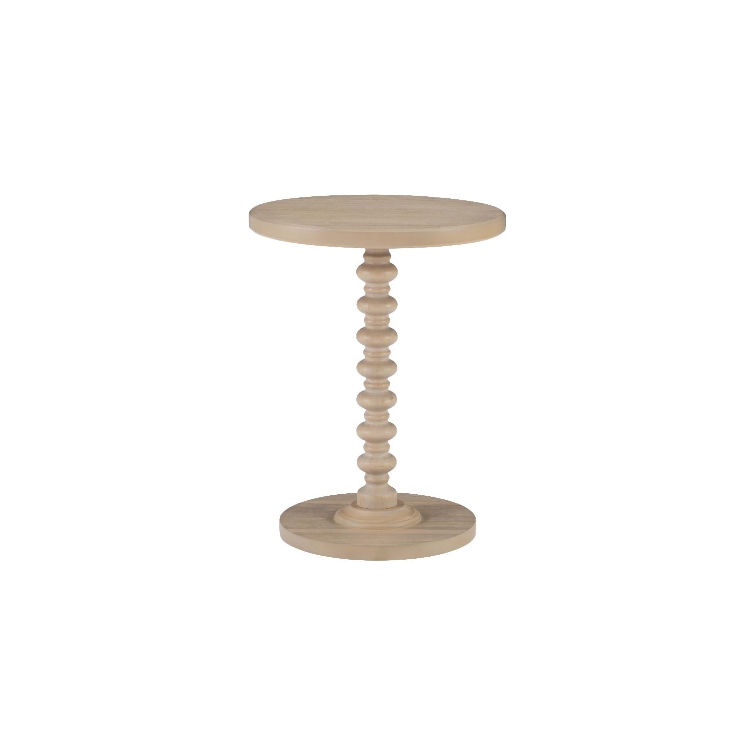 Table d'appoint en bois Linon Tara, fini naturel