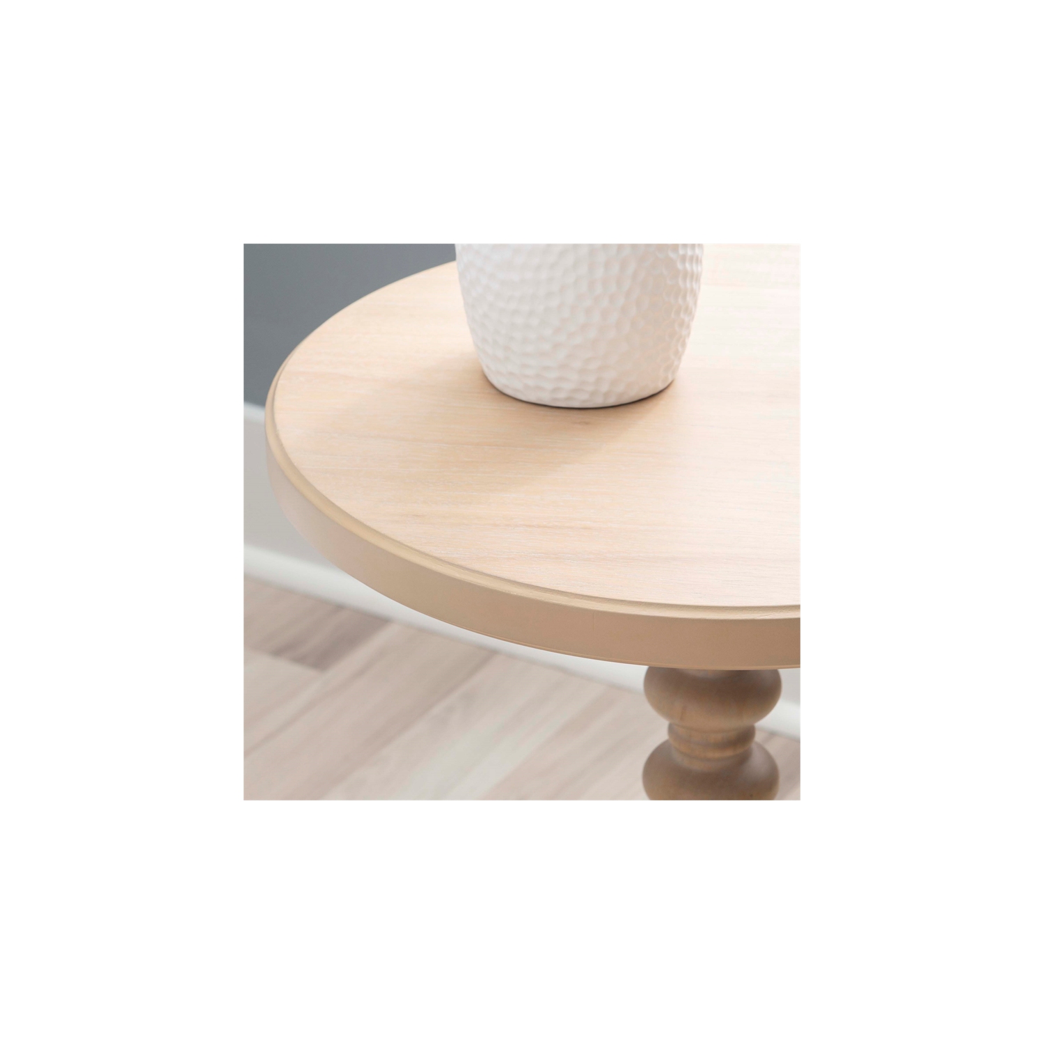 Table d'appoint en bois Linon Tara, fini naturel