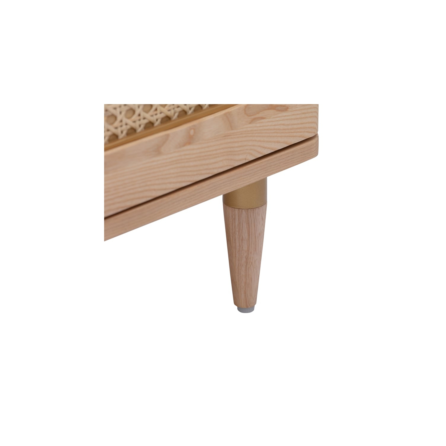 TOV Furniture Carmen Cane Wooden Nightstand