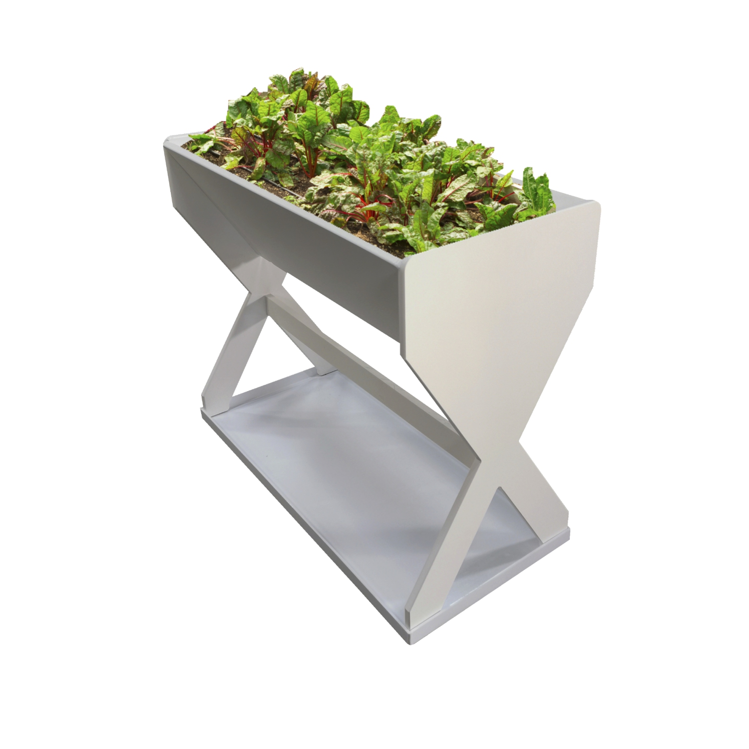 Raised Planter Box With Pan Floor