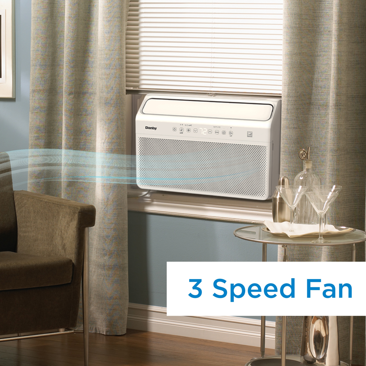 Danby DAC100B8IWDB-6 Climatiseur de fenêtre à onduleur de 10000 BTU en Blanc