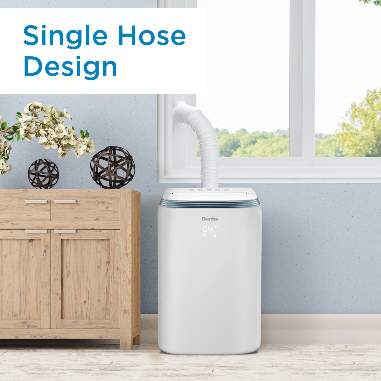 Danby DPA080HE3WDB-6 12500 BTU Portable AC in White