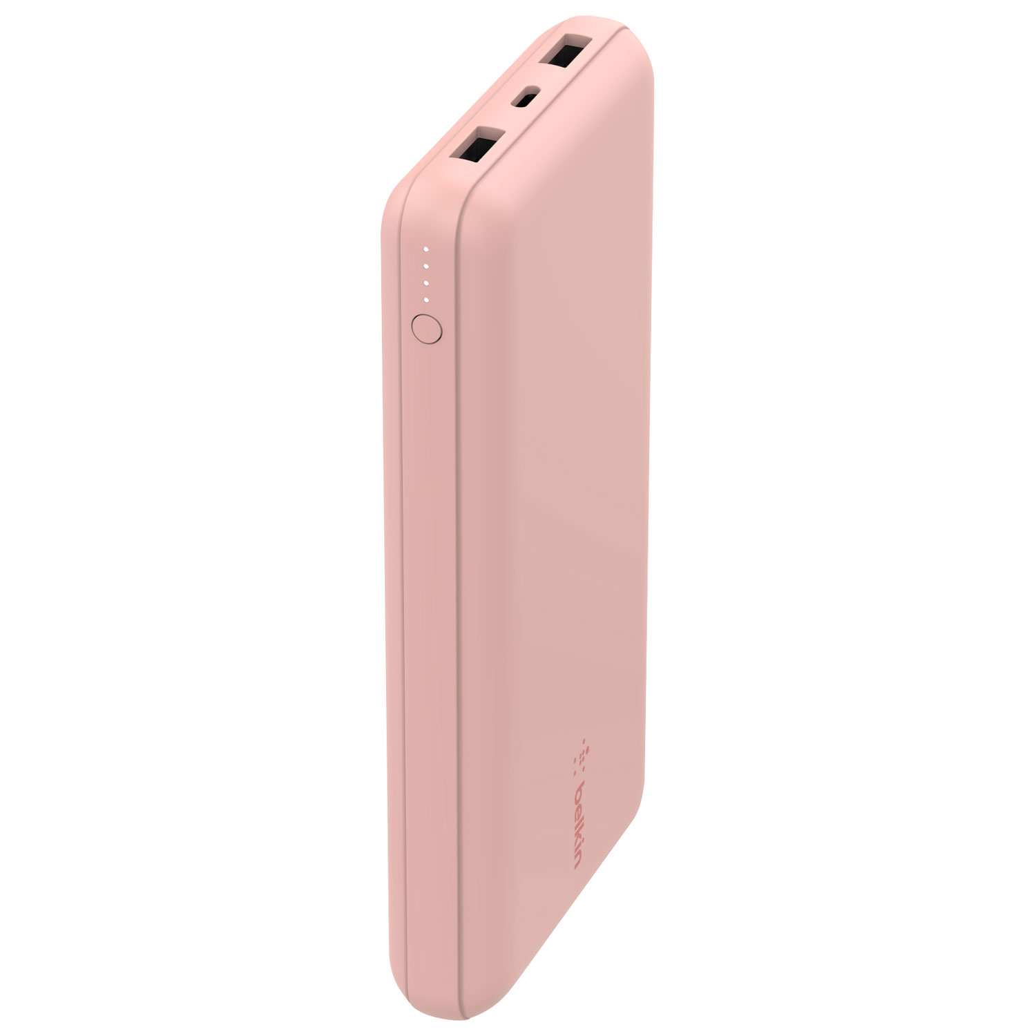 Chargeur portable à deux ports USB de 20 000 mAh de Belkin - Rose doré