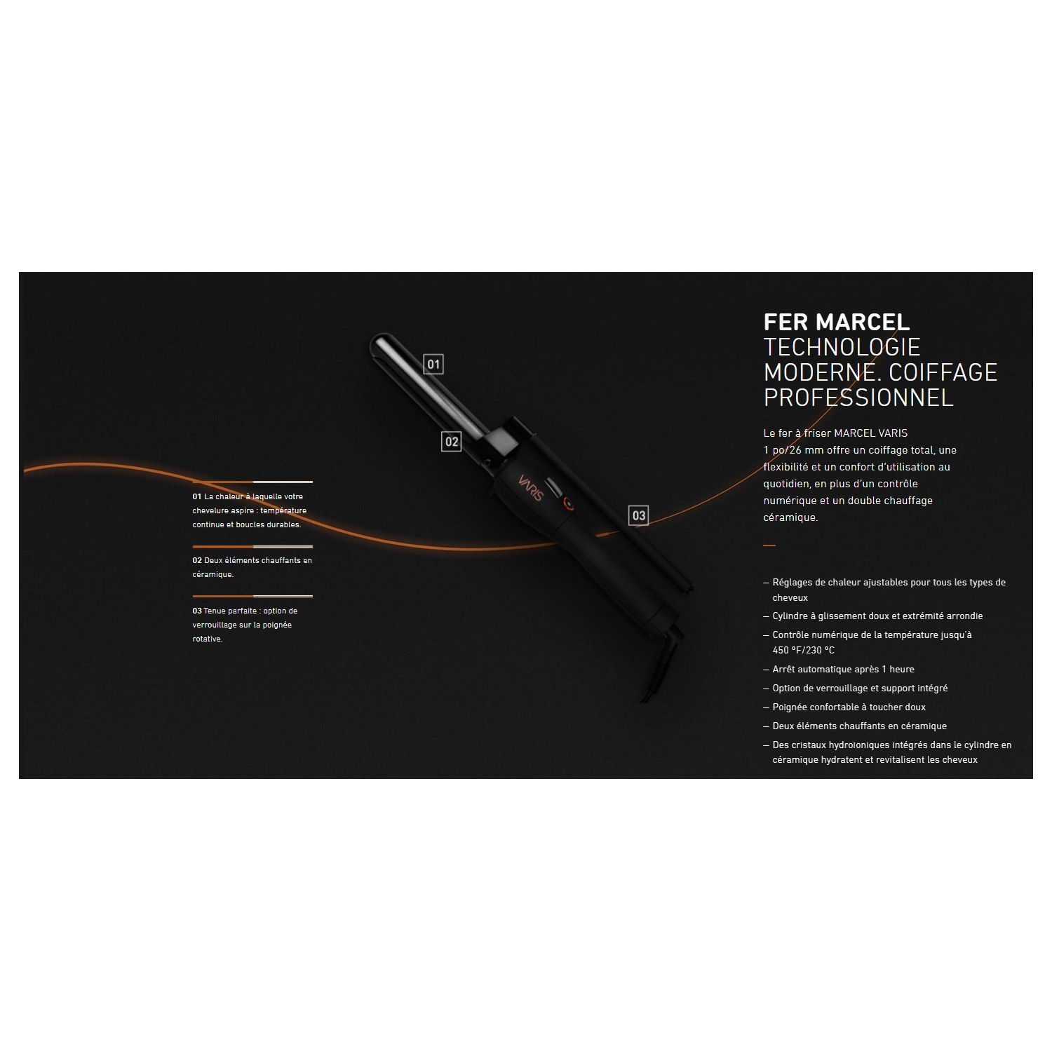 Varis - Marcel Iron 1.5 in