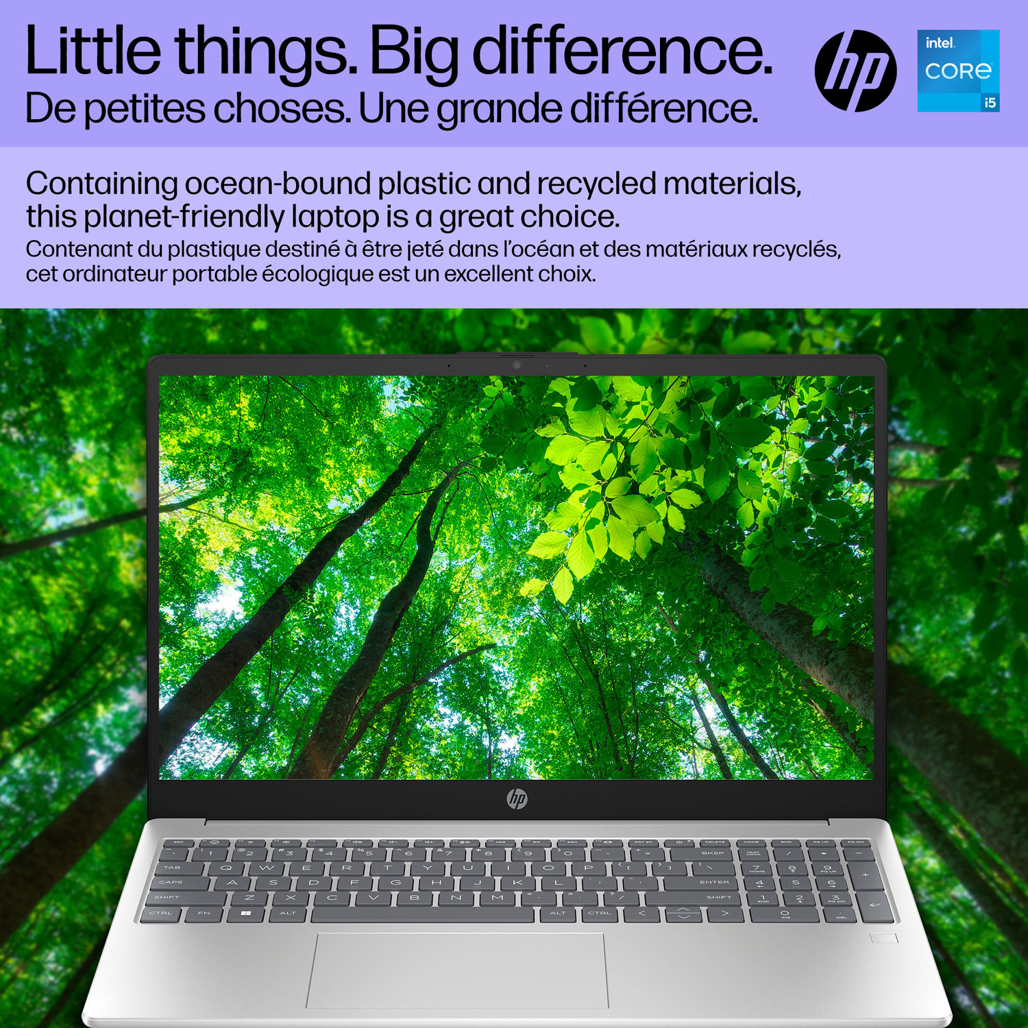 Portable de 15,6 po de HP - Argenté naturel