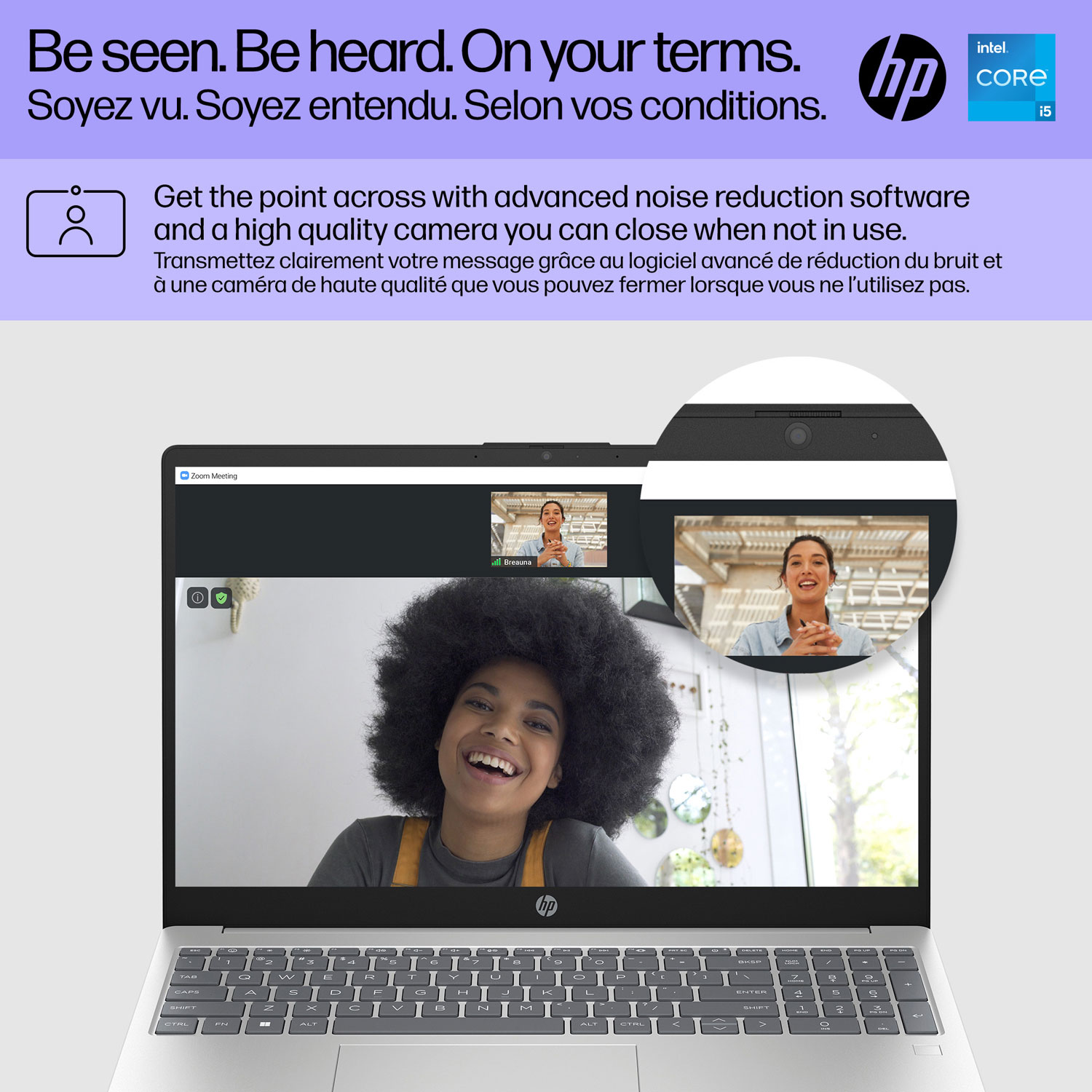 Portable de 15,6 po de HP - Argenté naturel