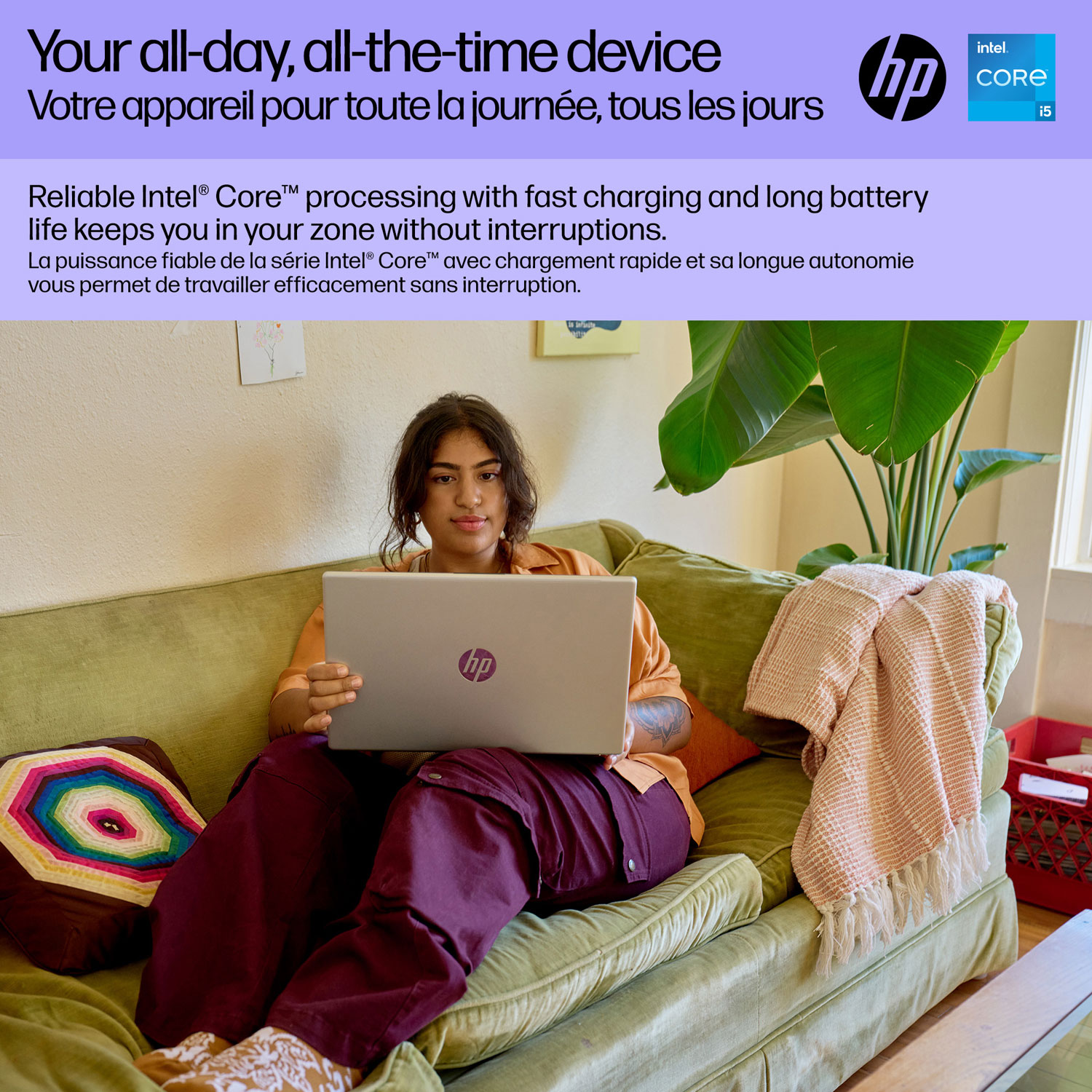 Portable de 15,6 po de HP - Argenté naturel