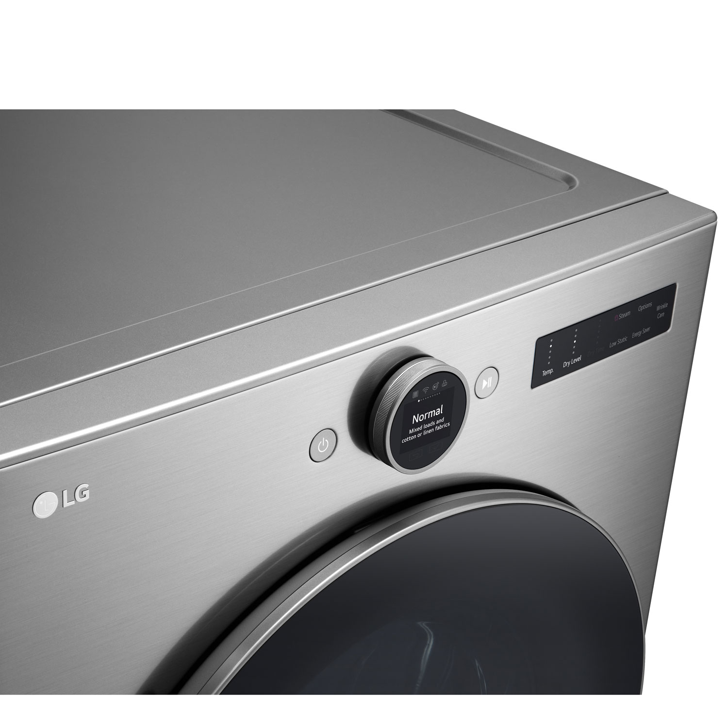 LG 7.4 Cu. Ft. Gas Steam Dryer - Graphite Steel