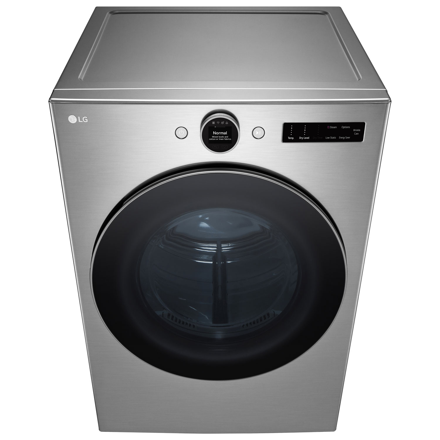LG 7.4 Cu. Ft. Gas Steam Dryer - Graphite Steel