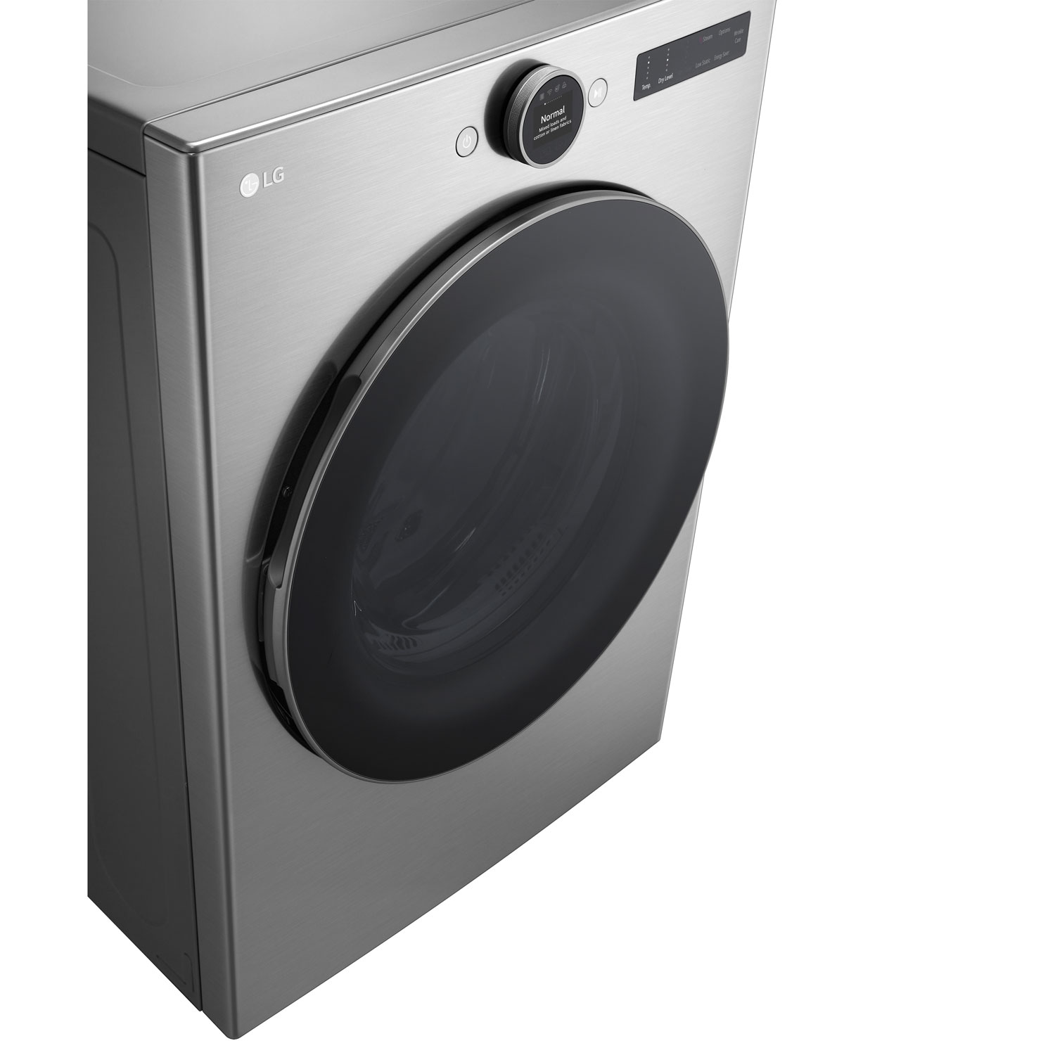LG 7.4 Cu. Ft. Gas Steam Dryer - Graphite Steel