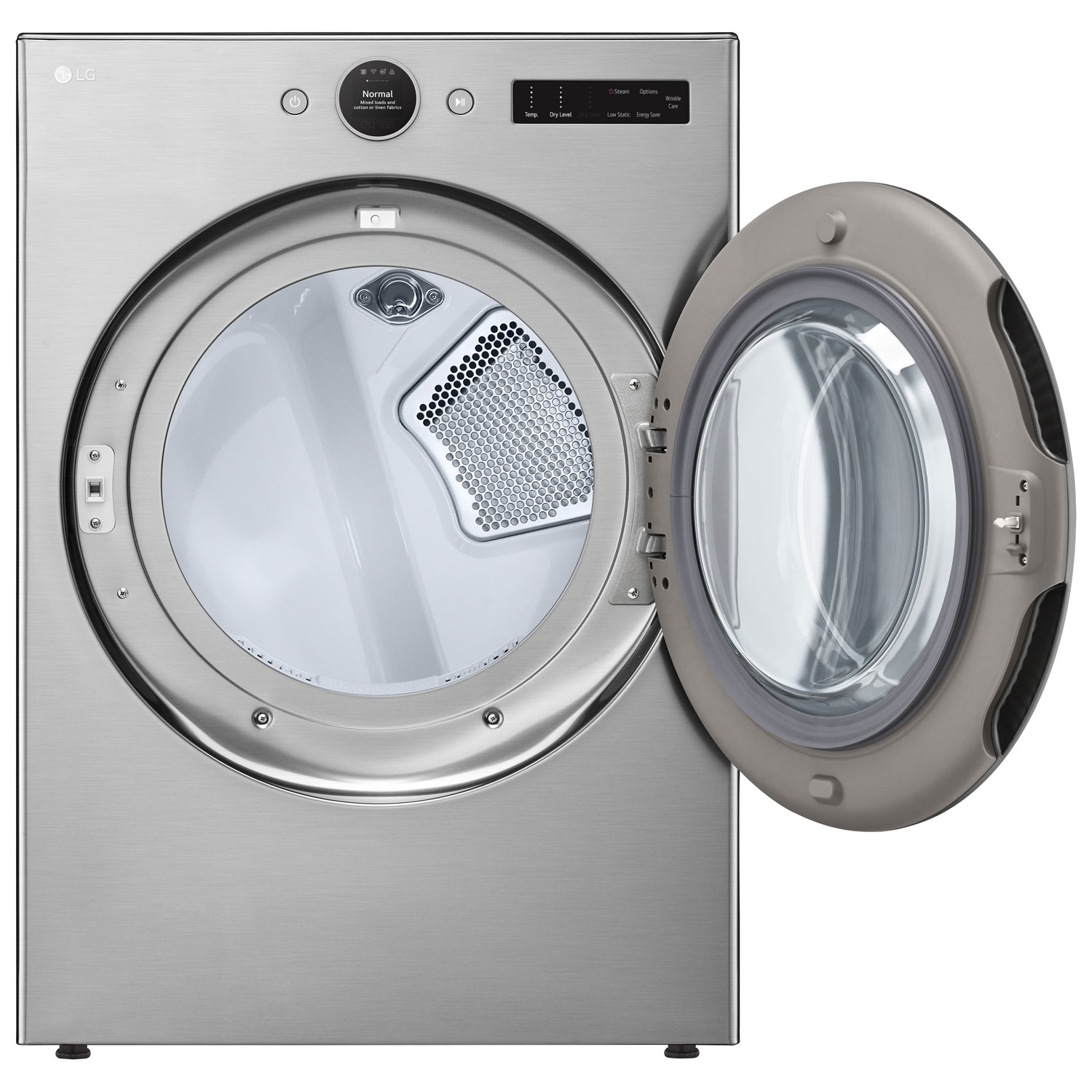 LG 7.4 Cu. Ft. Gas Steam Dryer - Graphite Steel