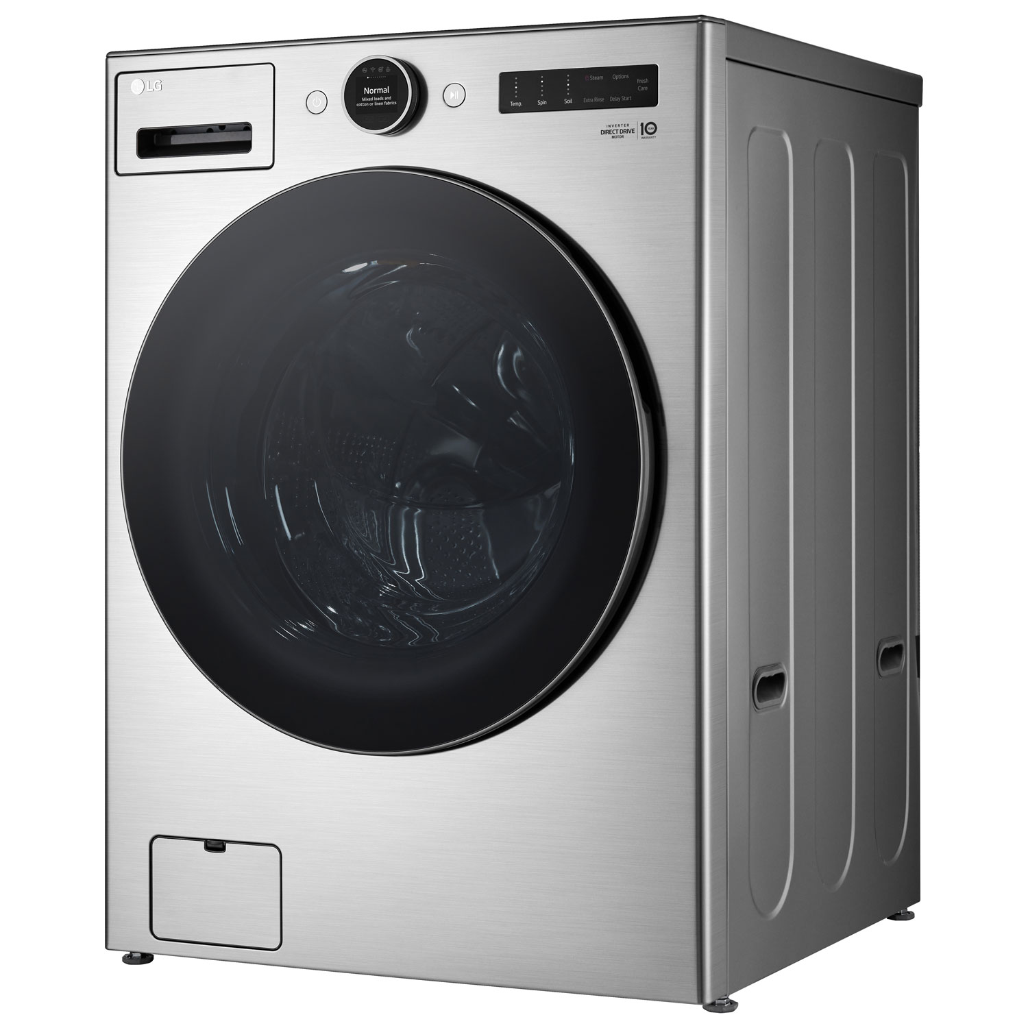 LG 5.2 Cu. Ft. High Efficiency Front Load Steam Washer - Graphite Steel