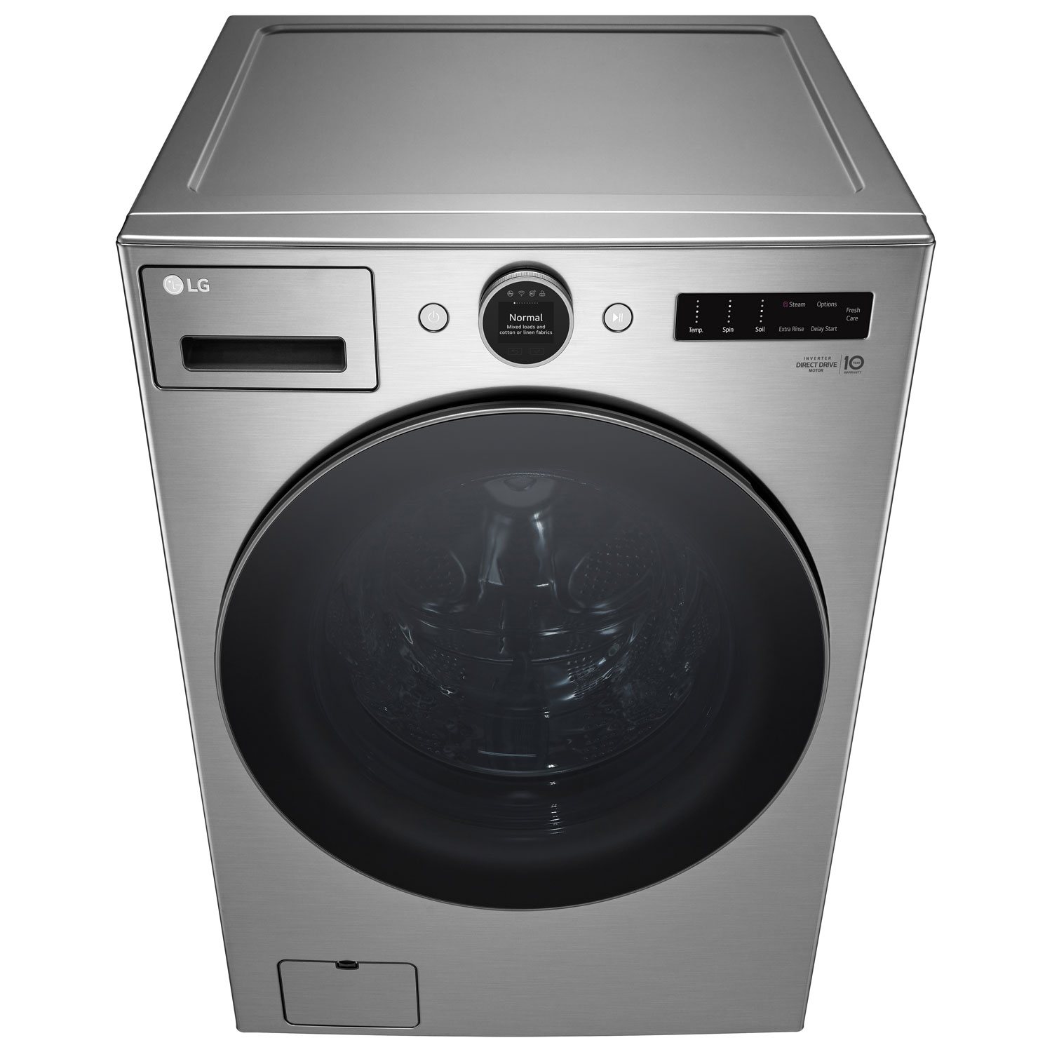 LG 5.2 Cu. Ft. High Efficiency Front Load Steam Washer - Graphite Steel