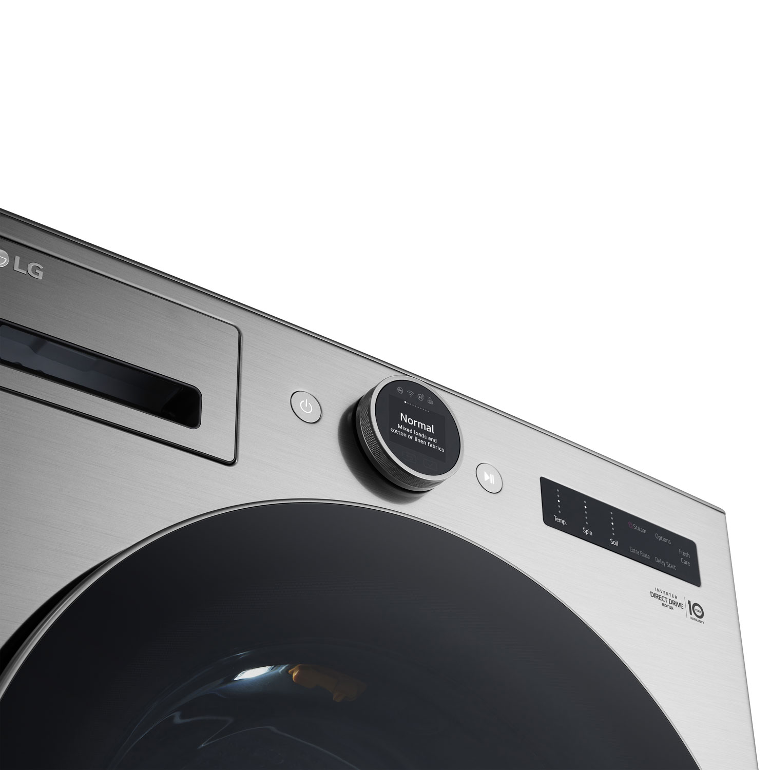 LG 5.2 Cu. Ft. High Efficiency Front Load Steam Washer - Graphite Steel