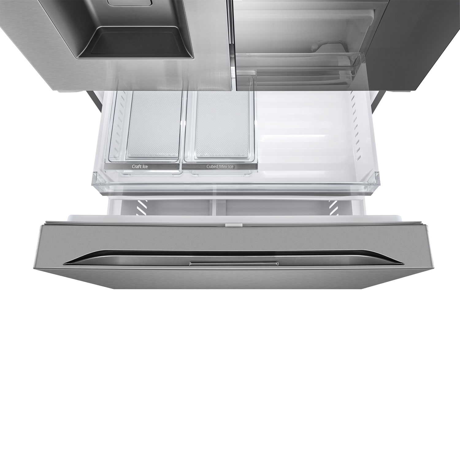 LG 36" 26 cu. ft. Smart Mirror InstaView Counter-Depth MAX French Door Refrigerator w/ Ice Dispenser - Stainless