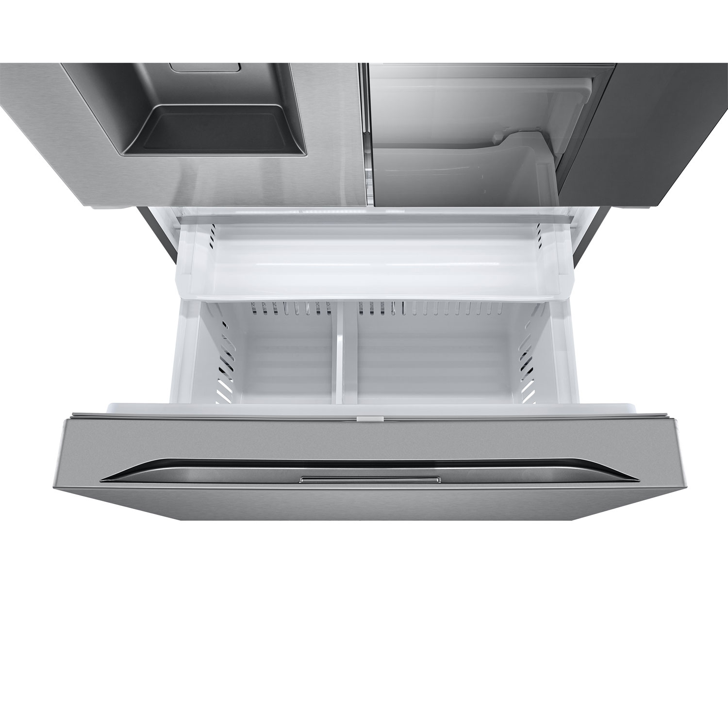 LG 36" 26 cu. ft. Smart Mirror InstaView Counter-Depth MAX French Door Refrigerator w/ Ice Dispenser - Stainless