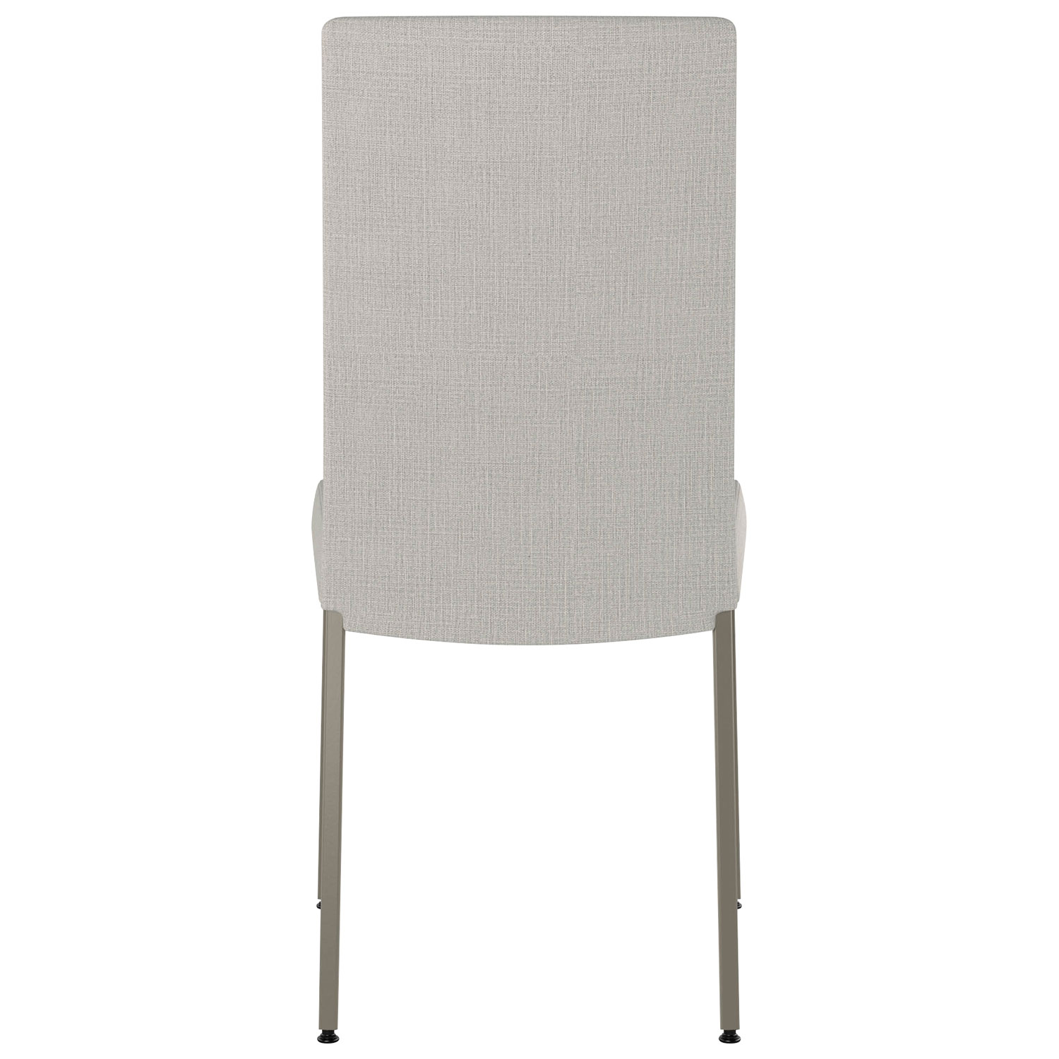 Chaise de salle à manger contemporaine en polyester Torres - Gris beige pâle/Gris
