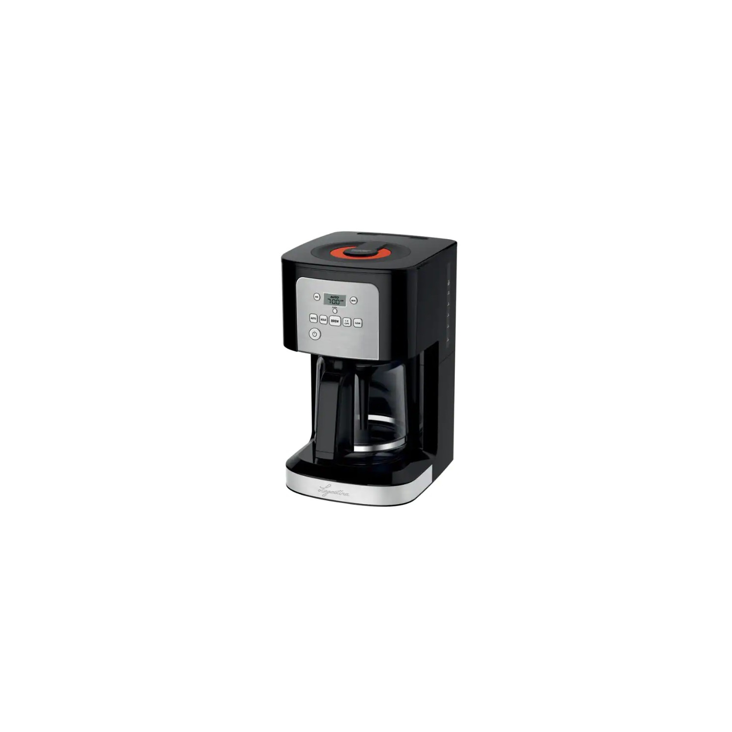 Lagostina Prima Programmable Coffee Maker, Black, 12 Cups