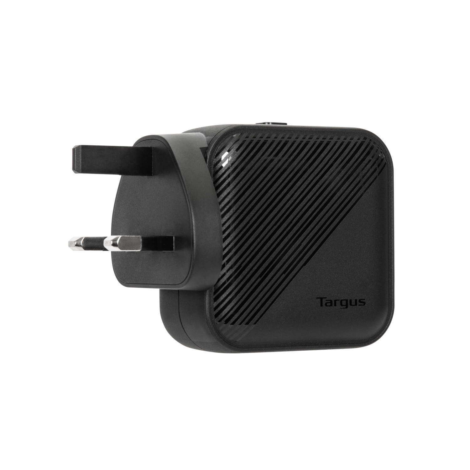 Targus 65W GaN Wall Charger w/1×USB-C, 1×USB-A ports; 4 travel plugs